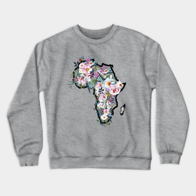 Africa Crewneck Sweatshirt by gatherandgrace